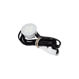 Luminária Mini Point Pontual Circular 6000k Branco Frio Com 4 Super Leds Bivolt Nuze