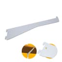 Suporte Branco de 40 Cm Sem Aba Para Trilho Cremalheira