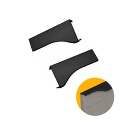 Ponteira Para Puxador Facetato Preto de 15 Mm Pe183 Rometal