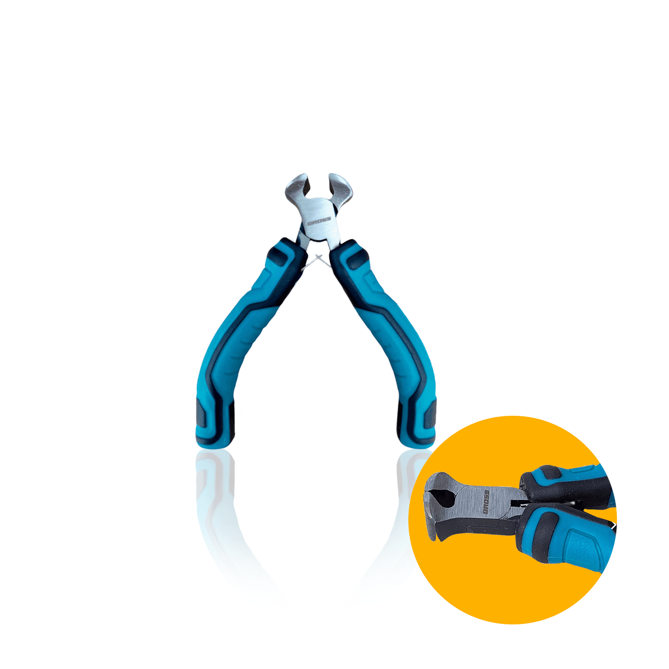Alicate Mini Com Corte Frontal Reforçado 105mm Gross