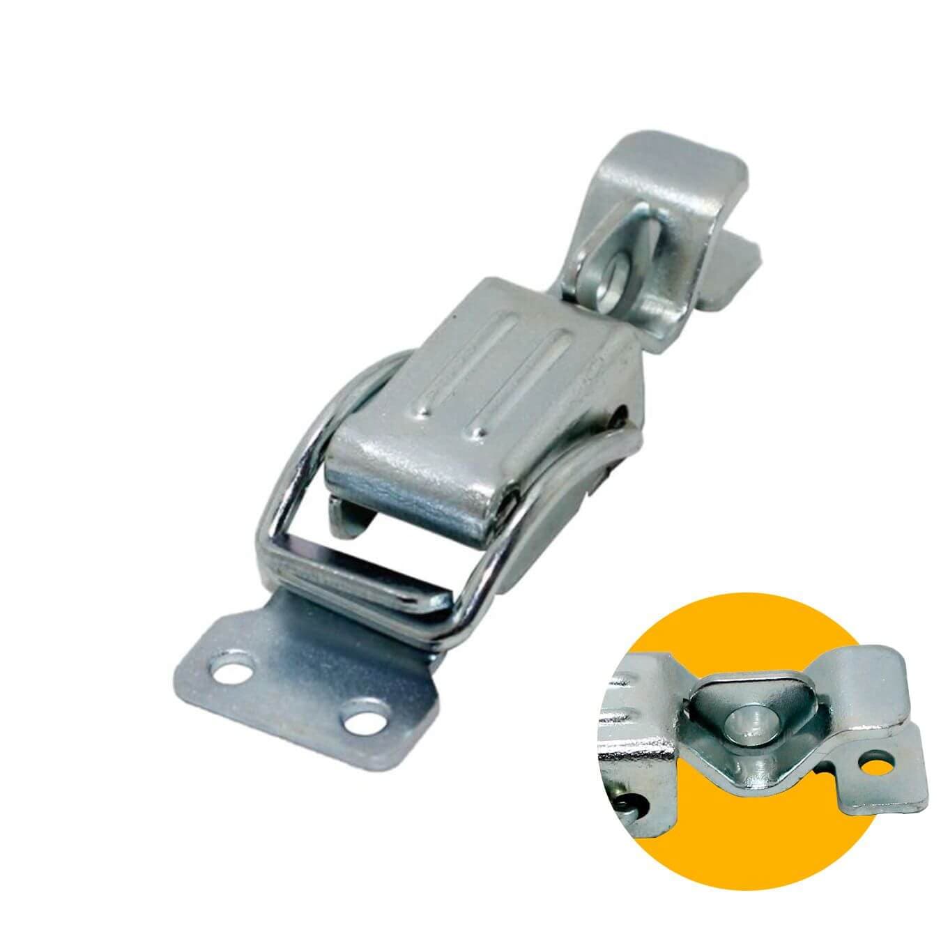 Fecho de Ação Rápida Porta Cadeado E Mola Curva Pequena 67 Mm