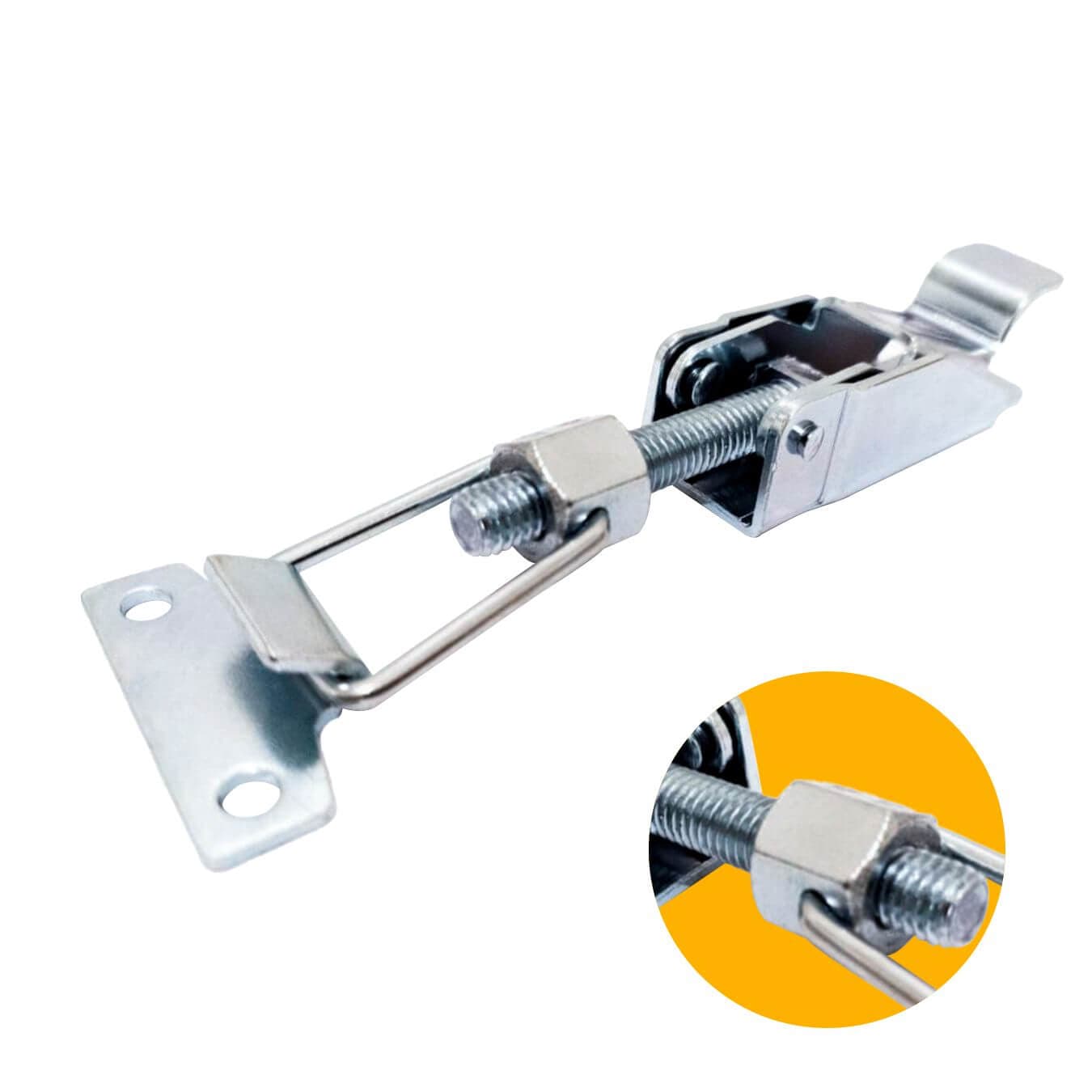 Fecho de Ação Rápida de Tamanho Grande Regulagem 122 A 151 Mm