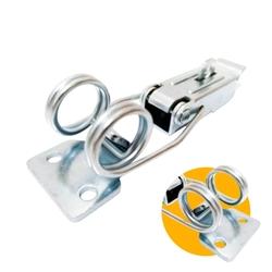 Fecho de Ação Rápida Grande Com Porta Cadeado E Mola Espiral 112 Mm