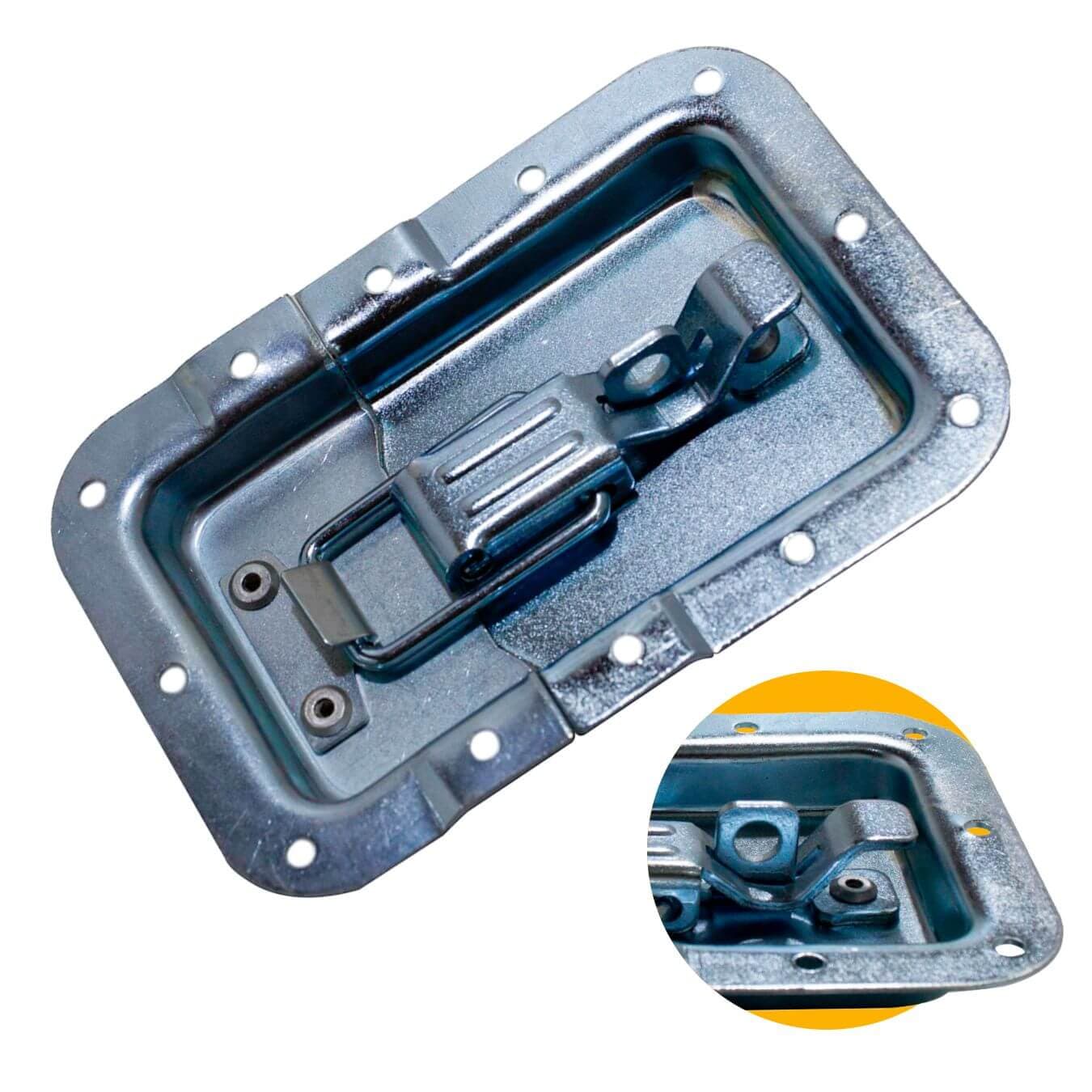 Bandeja Bipartida Com Porta Cadeado Utilizando Fecho Rápido Altura 18 Mm