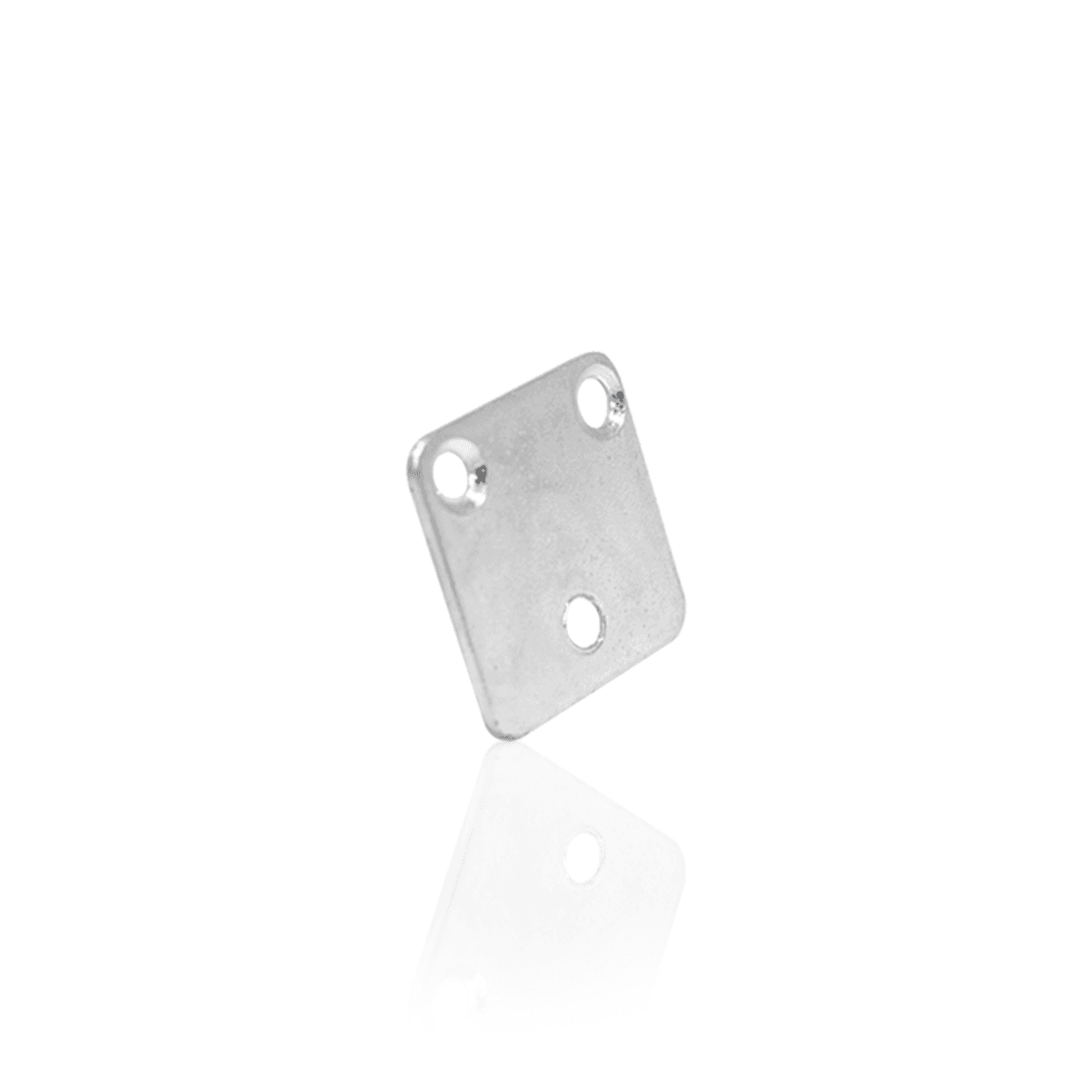 Chapa Reta Com 3 Furos 30 X 30mm Para Junção