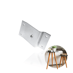 Chapa Para Fixação de Pé Sapatas Em Camas Box E Rosca 5/16"