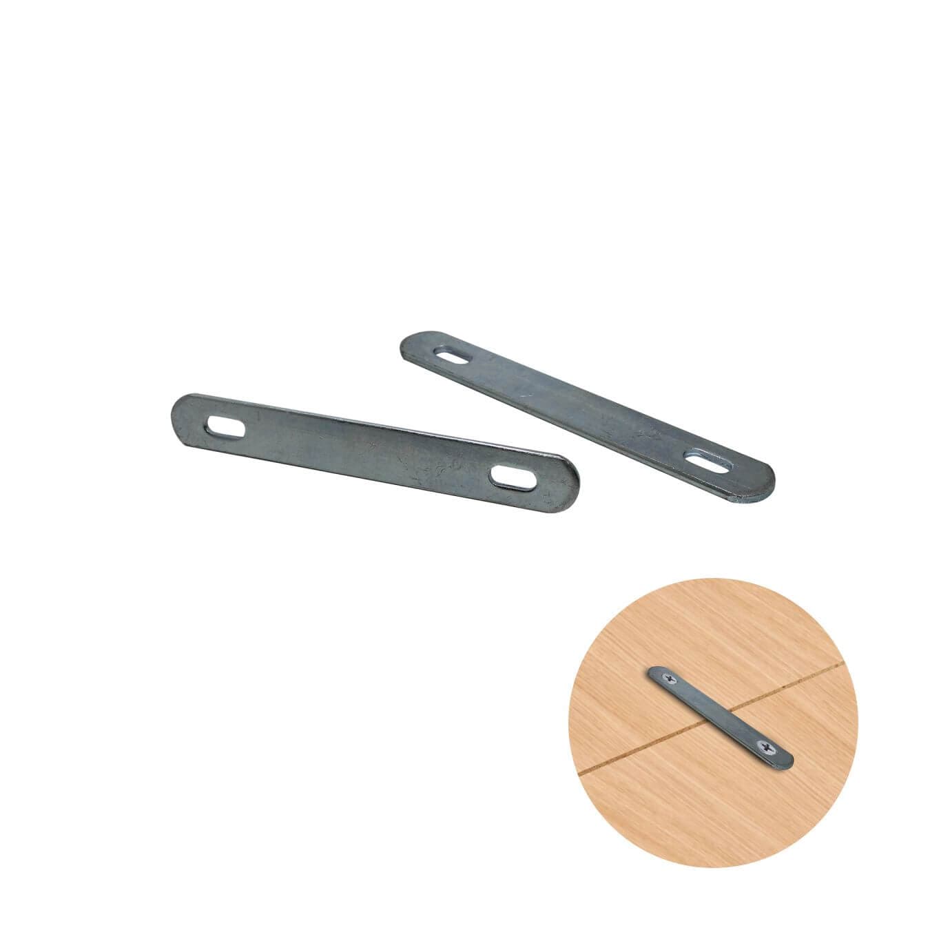 Suporte Chapa Para Bagageiro 19 X 138 Mm Zinco Branco