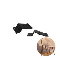 Chapa Preta Fixação de Pé Sapatas Em Camas Box E Outros Rosca 5/16"