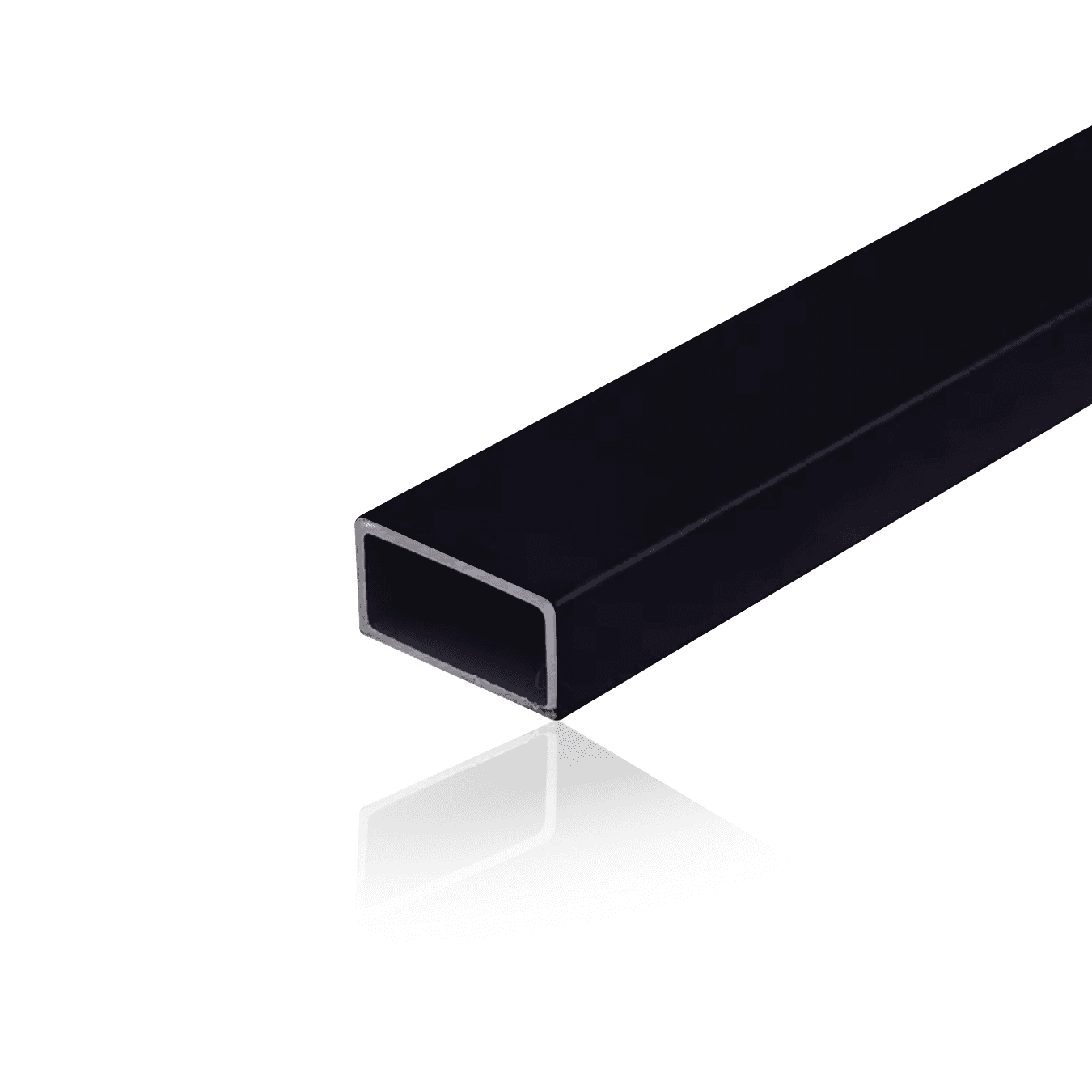 Perfil Tubo Retangular Preto Sr-0007