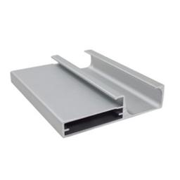 Perfil Puxador Montante Em Alumínio Anodizado Para Vidro Rm057 Rometal