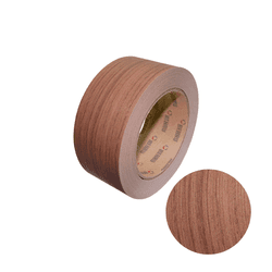 Fita de Borda Pvc Na Cor Nogal Sevilha Naturale Guararapes P714 de 64 Mm X 1 Metro