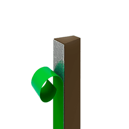Imagem 3 do Puxador Rometal Slim Para Porta de Vidro 15 Cm Champanhe 1001