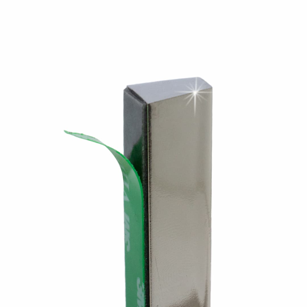 Puxador Rometal Slim Para Porta de Vidro 15 Cm Cromo Brilho
