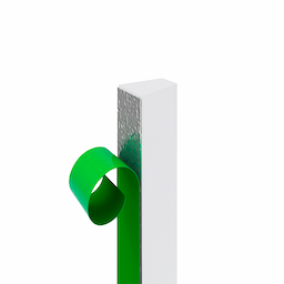 Imagem 3 do Puxador Rometal Slim Para Porta de Vidro 30 Cm Branco