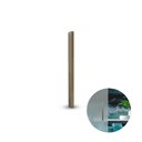 Puxador Slim de 30cm Em Champanhe Claro Para Porta de Vidro Rometal