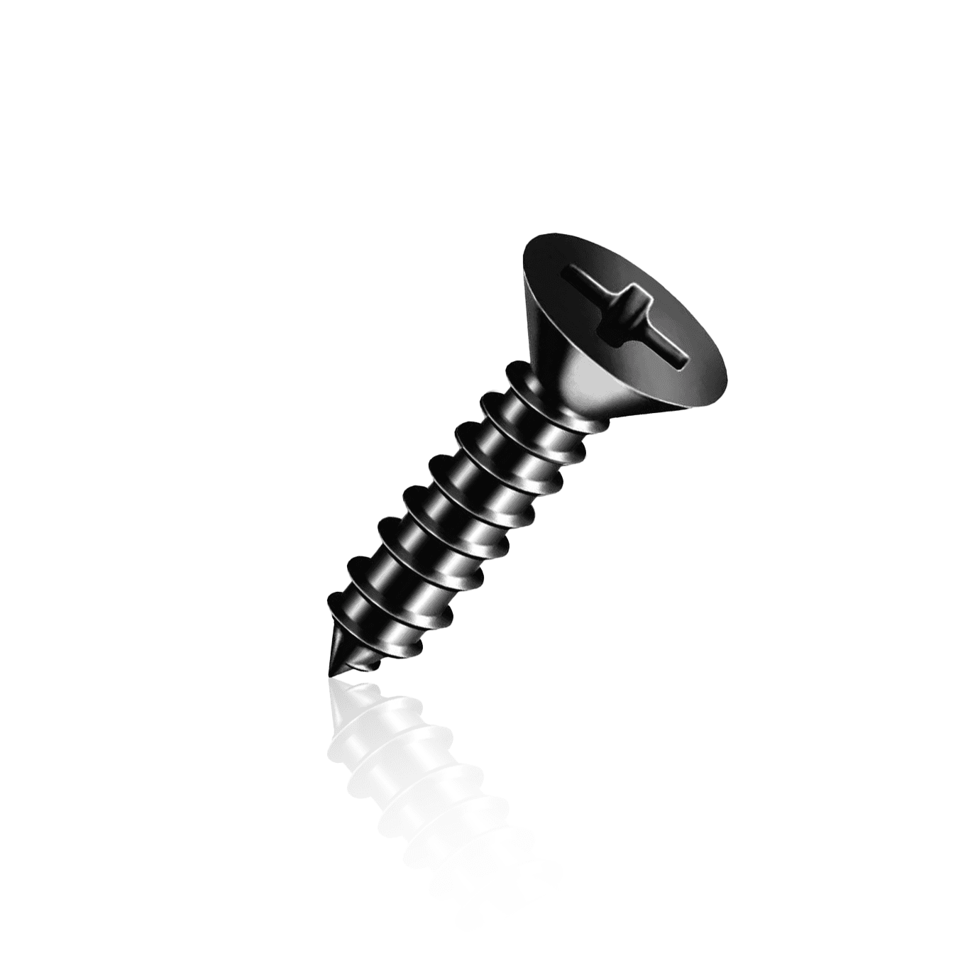 Parafuso Cabeça Chata Philips Preto 3,5 X 12 Mm - 100 Gramas