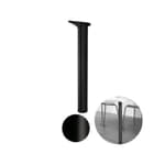 Pé Para Mesa Cilíndrico Ø60 X 71 Cm Preto Hardt