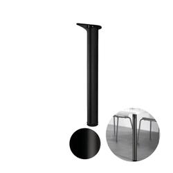 Pé Para Mesa Cilíndrico Ø60 X 71 Cm Preto Hardt