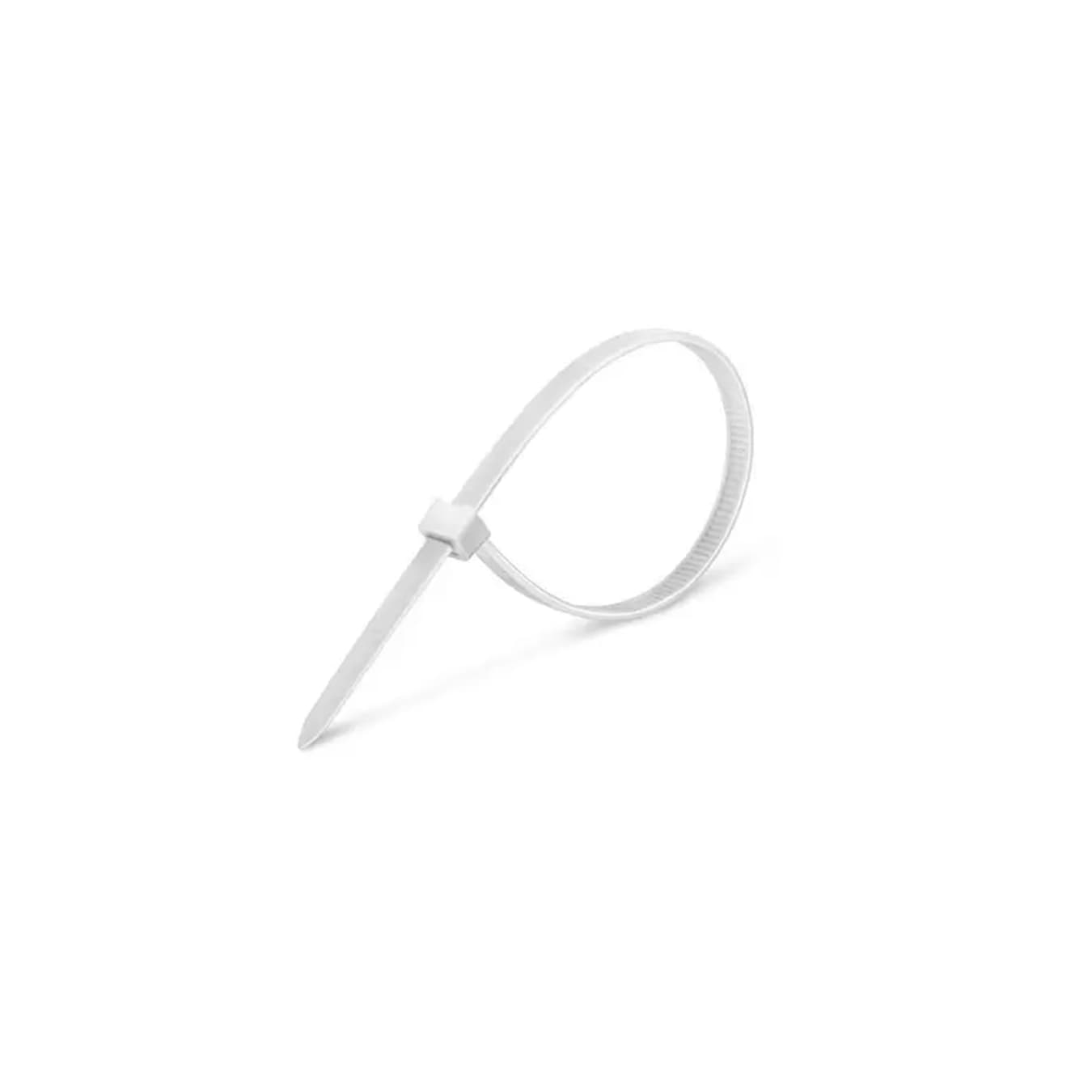 Abraçadeira Nylon Branco 3,6 X 150 Mm Pacote Com 100