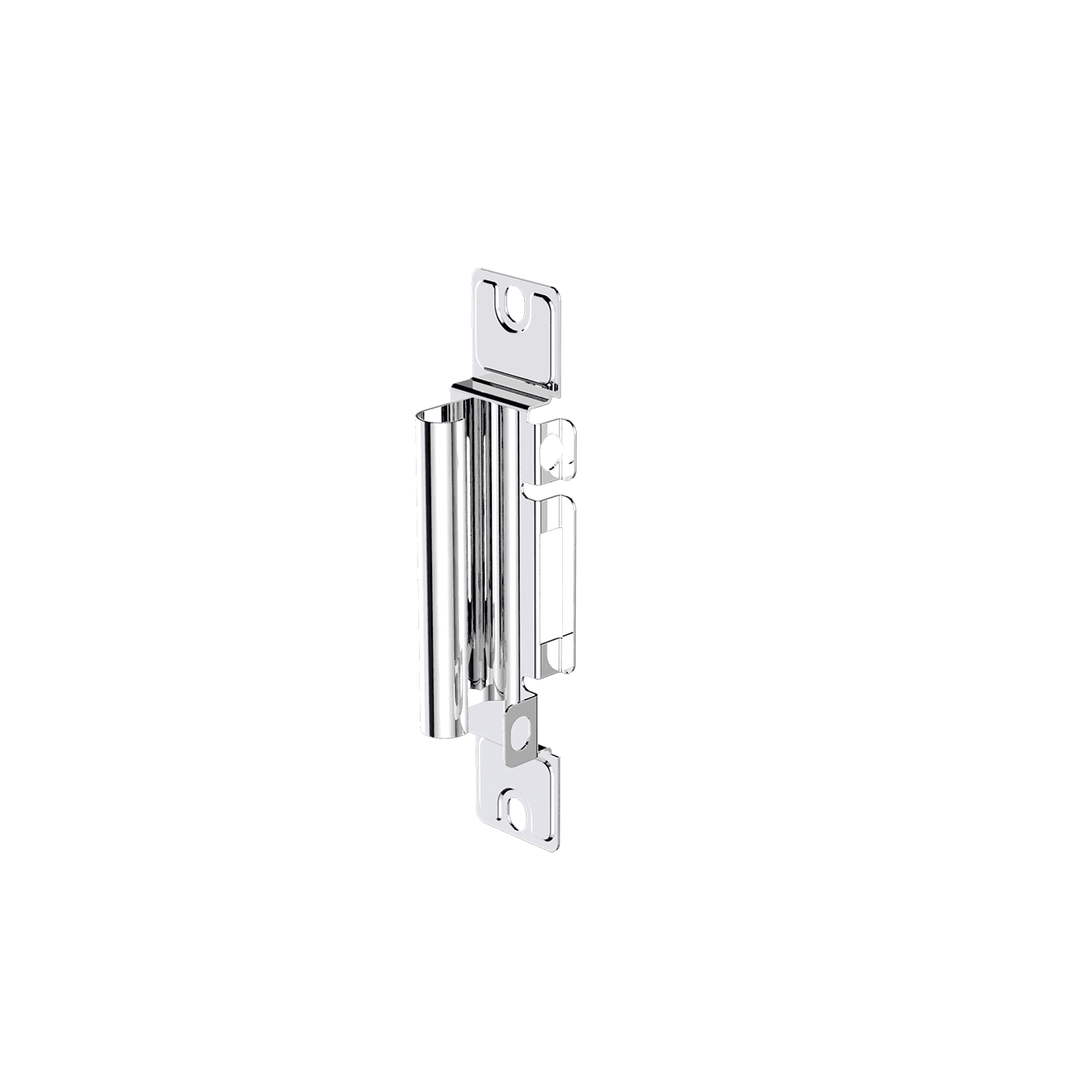 Fecho Automatico Sobrepor Femea 96mm Zinc Branco
