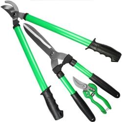 Conjunto de Tesouras Jardinagem Para Poda Grama E Galho 3 Peças Trapp