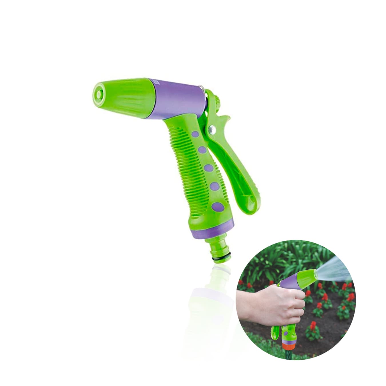 Esguicho Tipo Pistola Com Ajuste de Jato E Cabo Ergonômico