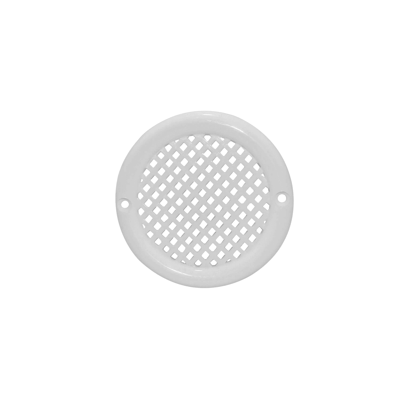 Tampa de Ventilação Redondo 100 Mm Para Armários Branco