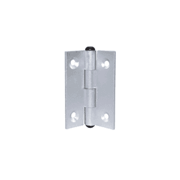 Dobradiça Comum Em Alumínio Fosco 39,5 X 37 Mm Mk