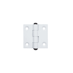 Dobradiça Comum Em Alumínio Branco 40 X 39 Mm Mk