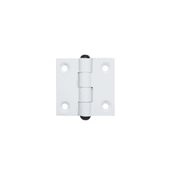 Dobradiça Comum Em Alumínio Branco 40 X 39 Mm Mk