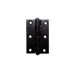 Dobradiça Comum Em Alumínio Preto 64 X 37,5 Mm Mk