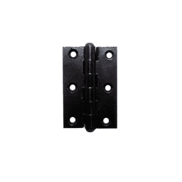 Dobradiça Comum Em Alumínio Preto 64 X 37,5 Mm Mk