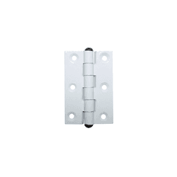 Dobradiça Comum Em Alumínio Branco 64 X 37,5 Mm Mk
