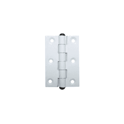 Dobradiça Comum Em Alumínio Branco 64 X 37,5 Mm Mk