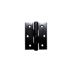 Dobradiça Comum Em Alumínio Preto 70 X 64 Mm Mk