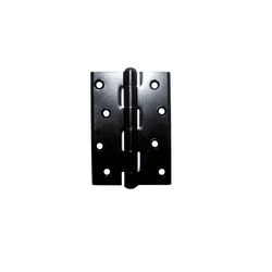 Dobradiça Comum Em Alumínio Preto 90 X 64 Mm Mk