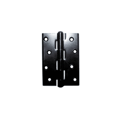 Dobradiça Comum Em Alumínio Preto 90 X 64 Mm Mk