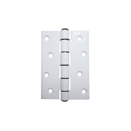 Dobradiça Comum Em Alumínio Branco 100 X 70 Mm Mk