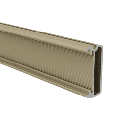 Perfil Cabideiro Vesto Champanhe Claro Rm282 Rometal