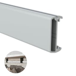 Perfil Cabideiro Vesto Alumínio Anodizado Rm282 Rometal