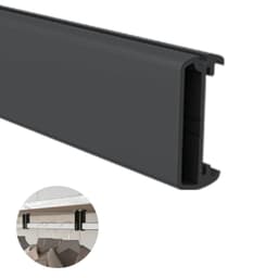 Perfil Cabideiro Vesto Titânio Rm282 Rometal