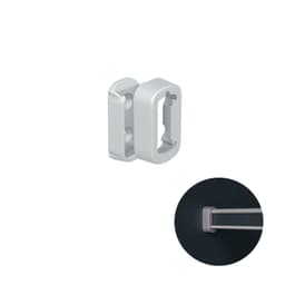 Suporte Lateral Anodizado Para Cabideiro Vesto Rm282 Rometal