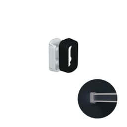 Suporte Lateral Preto Para Cabideiro Vesto Rm282 Rometal