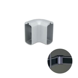 Suporte Conexão 90° Anodizado Para Cabideiro Vesto Rm282 Rometal