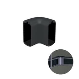 Suporte Conexão 90° Titânio Para Cabideiro Vesto Rm282 Rometal