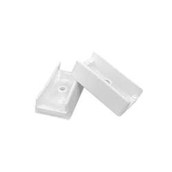 Sapata Plástica U Para 15 Mm Branca