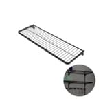 Prateleira Aramada Modular Preto de 90 X 40 Cm Para Organização de Closet Mo0110