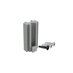 Conector Reto Para O Perfil Link Com Parafuso Preto Rometal