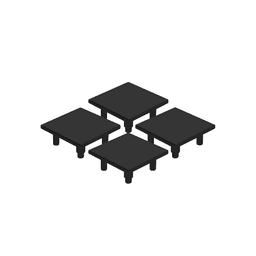 Tampa Na Cor Preto Fosco Para Acabamento Do Perfil Link Rometal