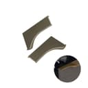 Ponteira Puxador Facetato Champanhe de 20 Mm Pe183 Rometal